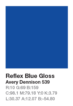 Avery 539 Reflex Blue 